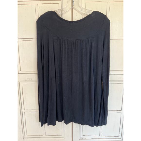 We The Free size small flowy black tunic top shirt - Picture 4 of 4